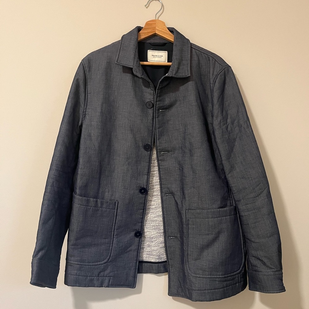 Frank & Oak Charcoal Shirt Jacket